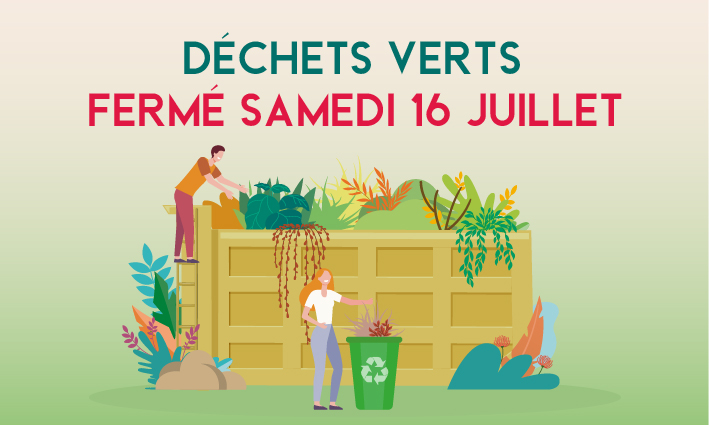 Point d’apport des végétaux fermé samedi 16 juillet – 13/07/2022