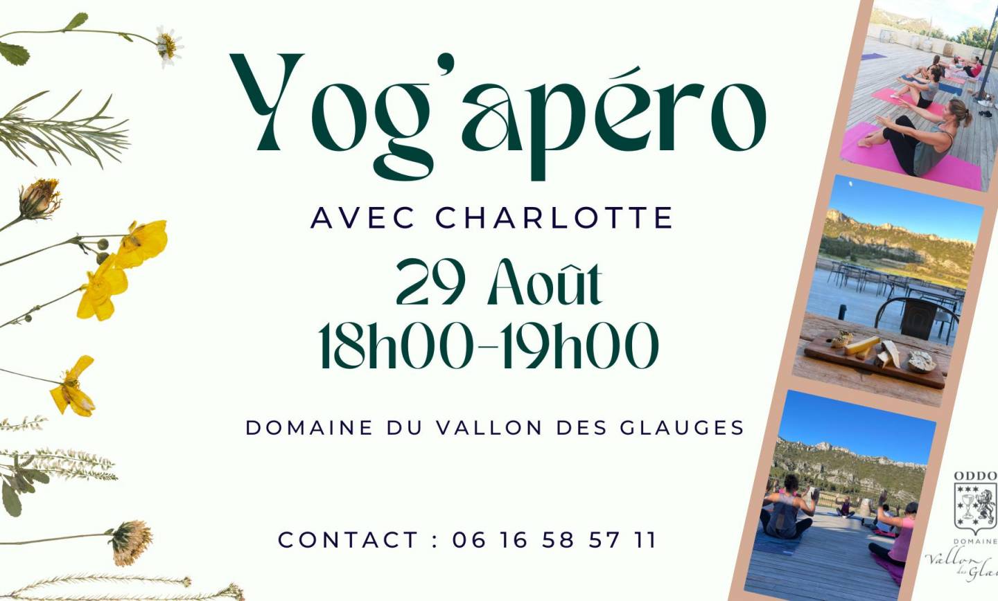 Yog’Apéro <br> Domaine du Vallon des Glauges