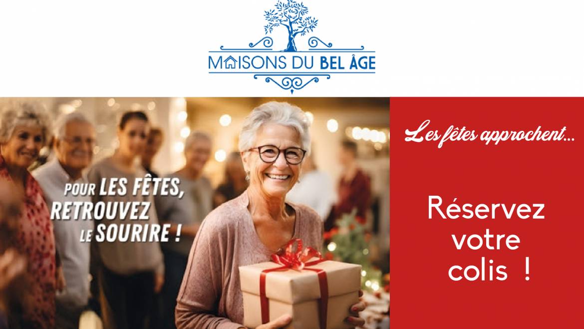 Colis de Noël – Maison du Bel Âge <br> 13/11/23