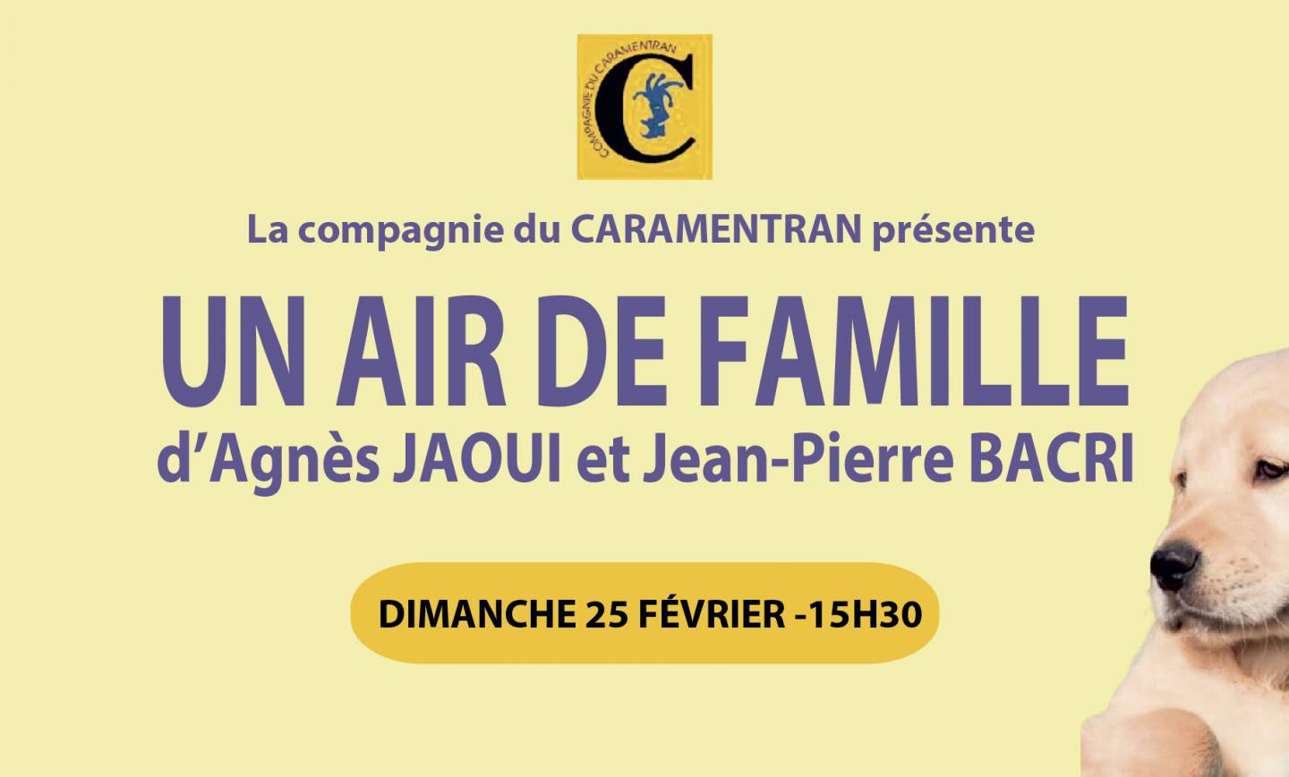 Théâtre, compagnie du Caramentran – Un air de Famille