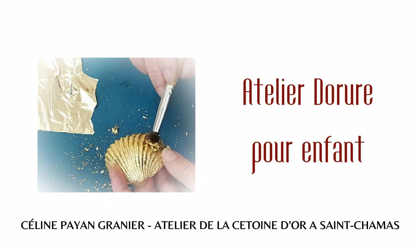 27 mars 2024 <br>  Atelier dorure pour enfant – Ateliers agora