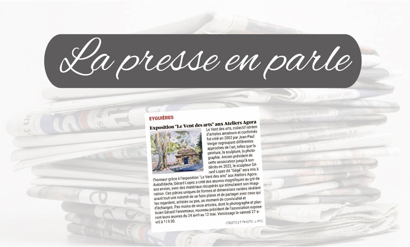 La Presse en parle <br>22/04/24