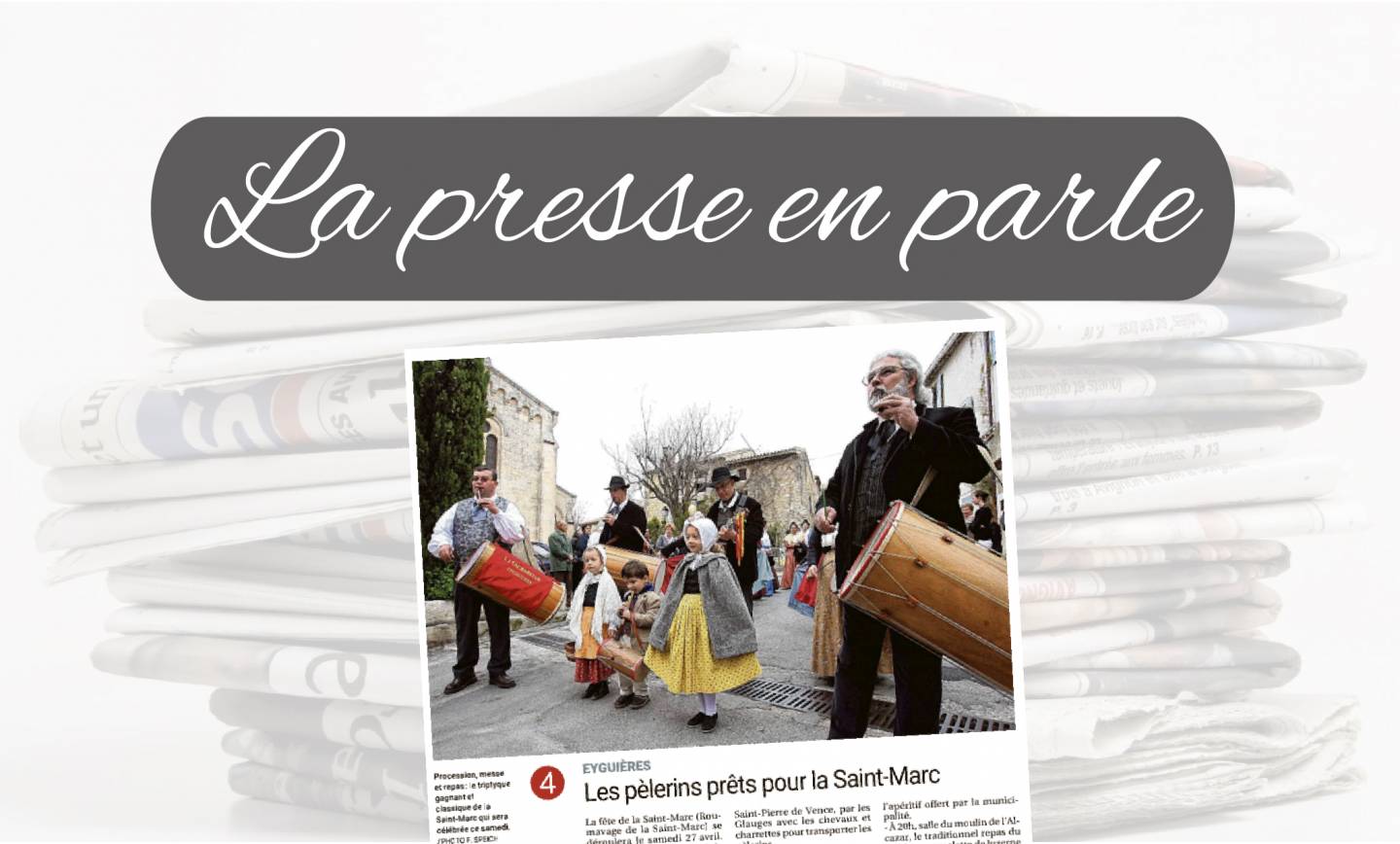 La Presse en parle <br>26/04/24