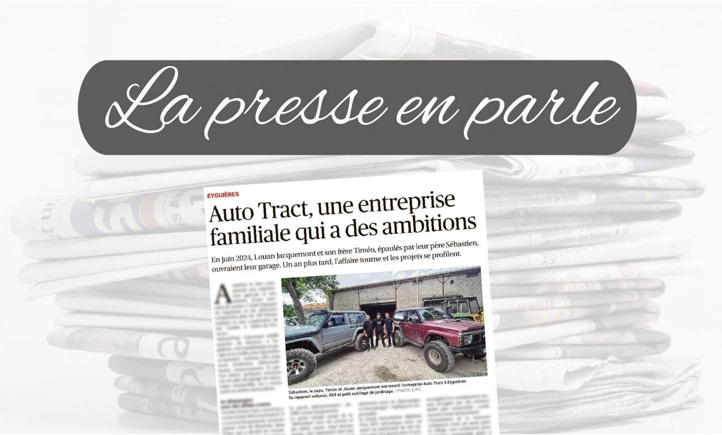 La Presse en parle <br>26/05/25