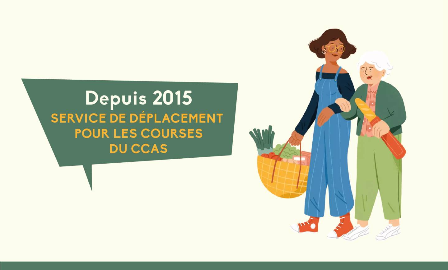 Depuis 2015 – Service de déplacement pour les courses du CCAS <br> 28/10/25