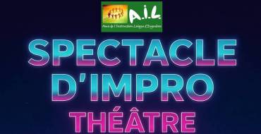 15 novembre 2025 <br>  Spectacle d’impro – AIL Eyguières