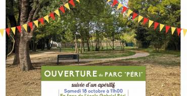 Ouverture du parc « Péri » <br> 17/10/25