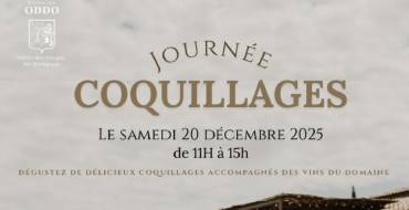 20 décembre 2025 <br> Journée coquillages- Domaine du Vallon des Glauges