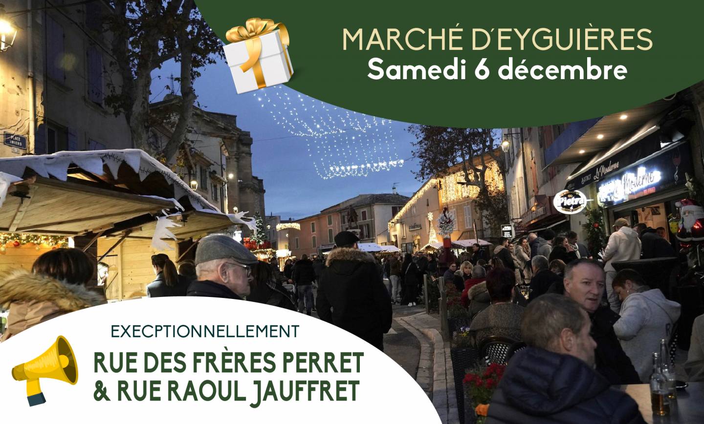 Changement de lieu du marché hebdomadaire <br> 3/12/25