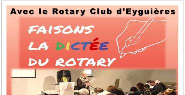 31 janvier 2026 <br> Faisons la dictée du rotary – Rotary Club Eyguières Aupiho