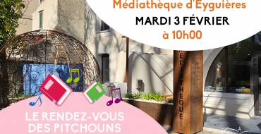 3 février 2026 <br> Le rendez-vous des pitchouns – Médiathèque d&rsquo;Eyguières
