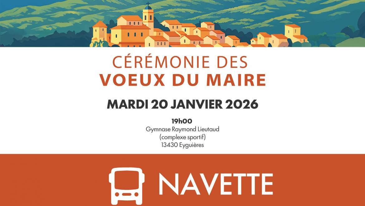 Navettes – Cérémonie des Vœux du Maire <br> 15/01/26