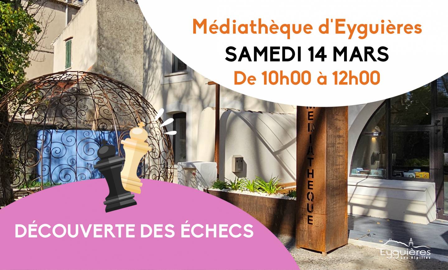 14 mars 2026 <br> Découverte des échecs