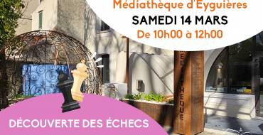 14 mars 2026 <br> Découverte des échecs
