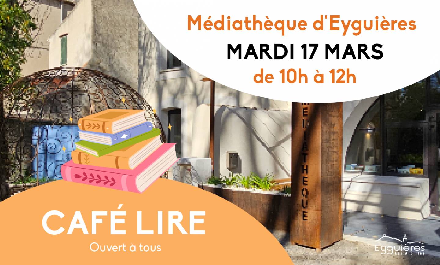 17 mars 2026 <br> Café Lire – Médiathèque