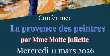 11 mars 2026 <br> Conférence « La Provence des peintres » <br> Médiathèque d&rsquo;Eyguières