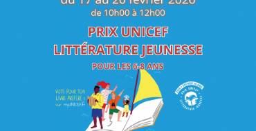 Du 17 au 20 février 2026 <br> Prix UNICEF de la littérature jeunesse