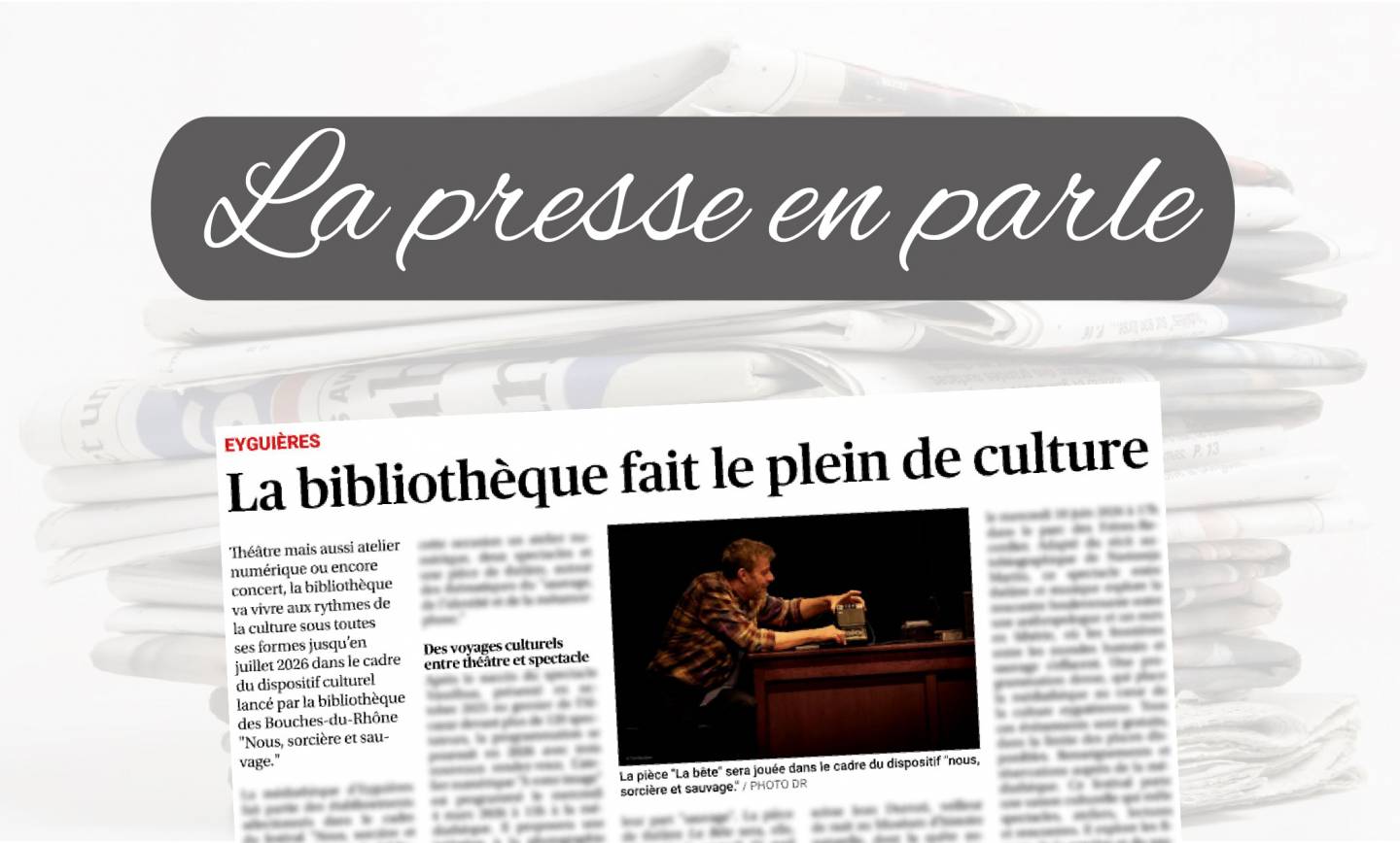 La Presse en parle <br> 03/03/26