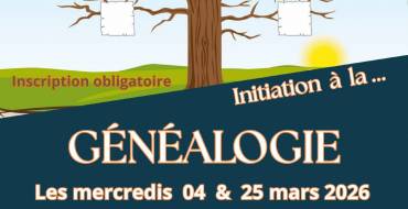 25 mars 2026 <br> Initiation à la généalogie – Médiathèque d&rsquo;Eyguières
