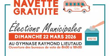 Navette élections municipales – dimanche 22 mars 2026